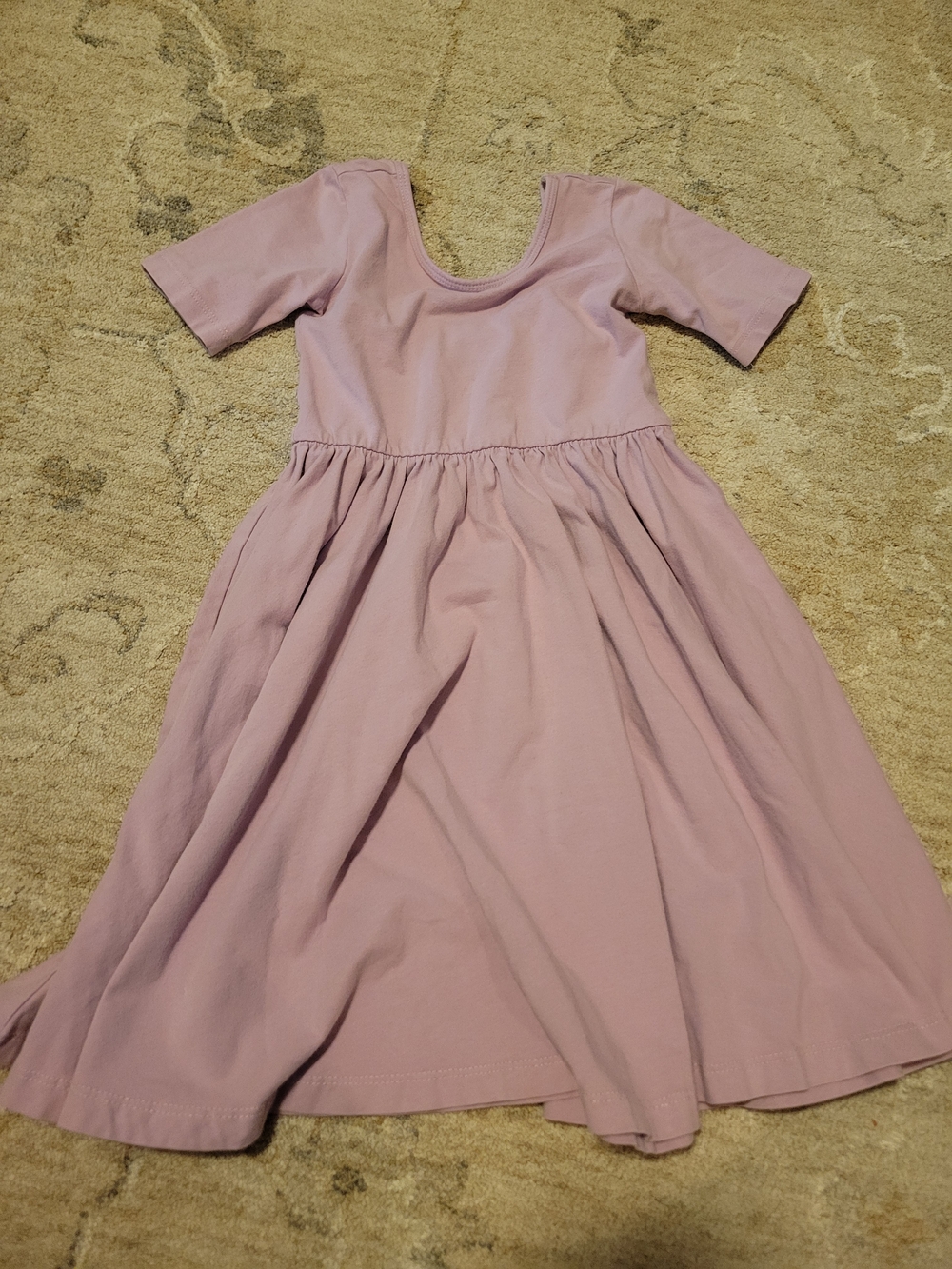 Alice and Ames Girls' Soft Lilac Swing Dress